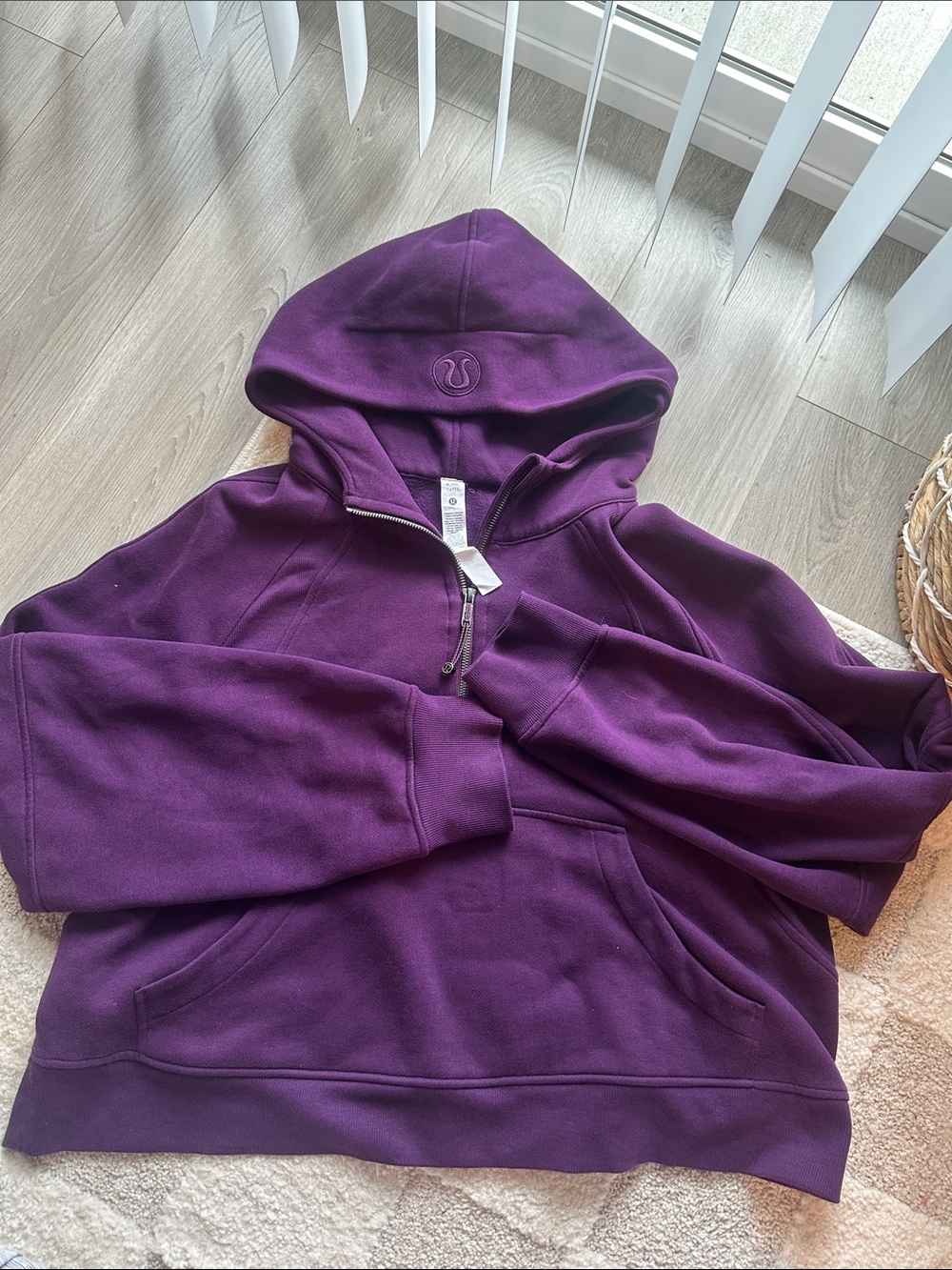 Lululemon Purple Half-Zip Scuba